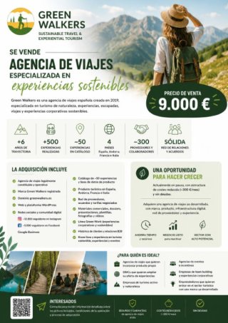 Agencia de viajes de turismo sostenible y experiencias