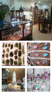 Se vende stock completo de tienda de minerales y piedras preciosas.