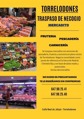 Traspaso Mercado Consolidado en el Centro de Torrelodones – Excelente Oportunidad